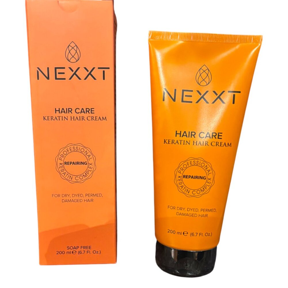 NEXXT Hair Care Keratin Hair Cream for Repair Dry, Dyed, Permed Damaged Hair NIB